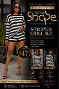 Stripped short set