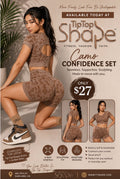 Camo short set