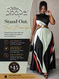 Hi-neck cut out Maxi Dress