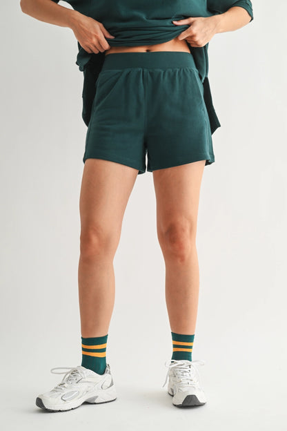 Ultimate Comfort: Offset French Terry Lounge Shorts